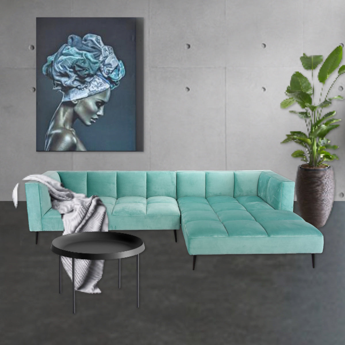 TR50045 Kebe Orto Chaise Lounge Sofa