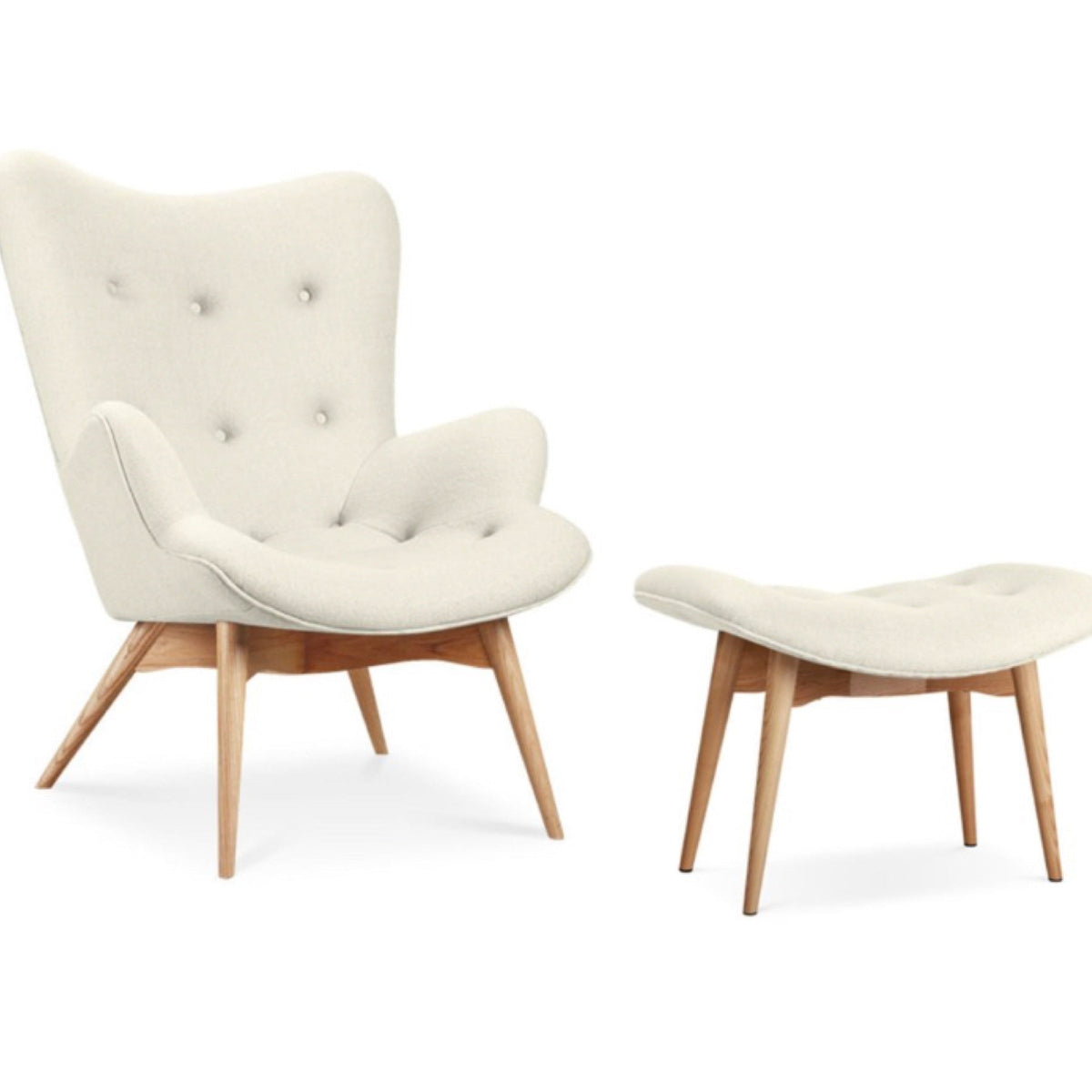 TR40005 R160 Contour Lounge Chair and Ottoman
