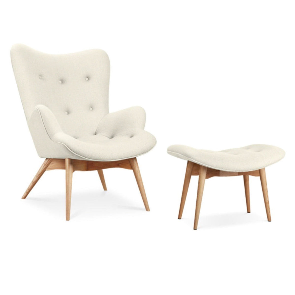 TR40005 R160 Contour Lounge Chair and Ottoman