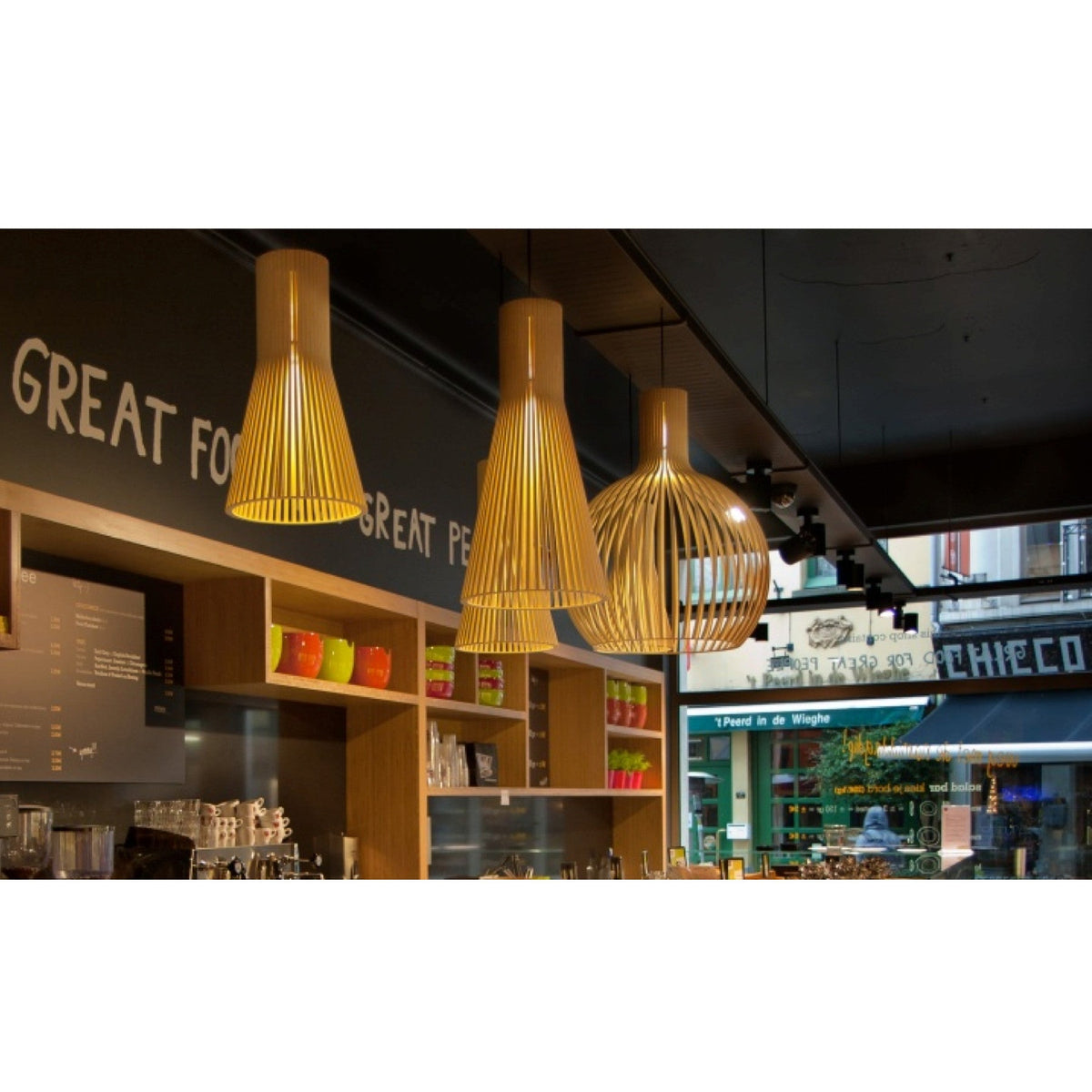 TR80001 Scandanavian Wooden Pendant lamps