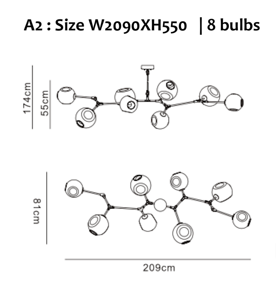 TR80033 Lindsey Branching Bubbles style series