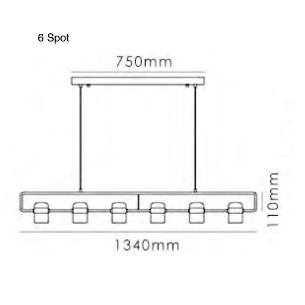 TR80064 LING Linear Suspension Style Lamp