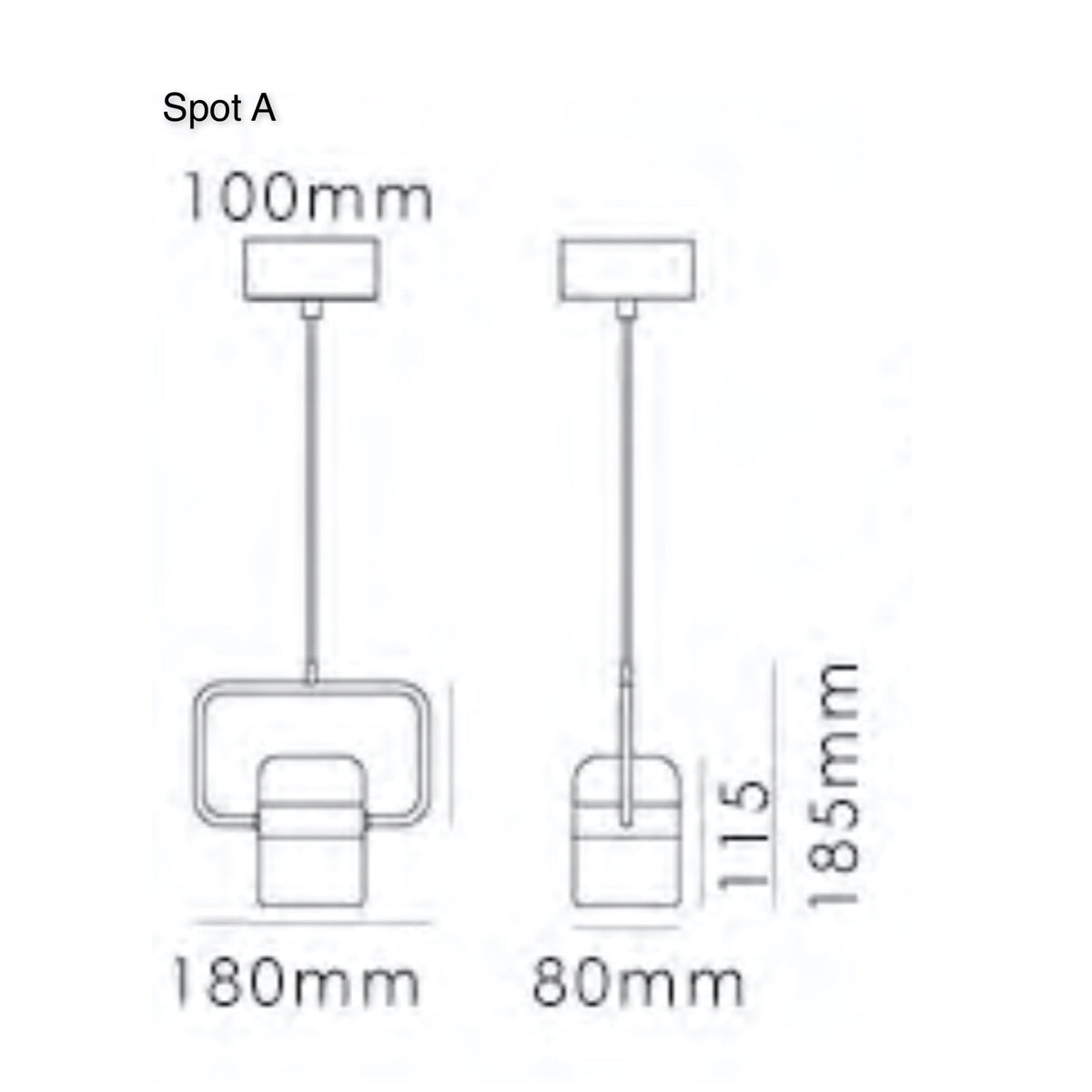 TR80064 LING Linear Suspension Style Lamp