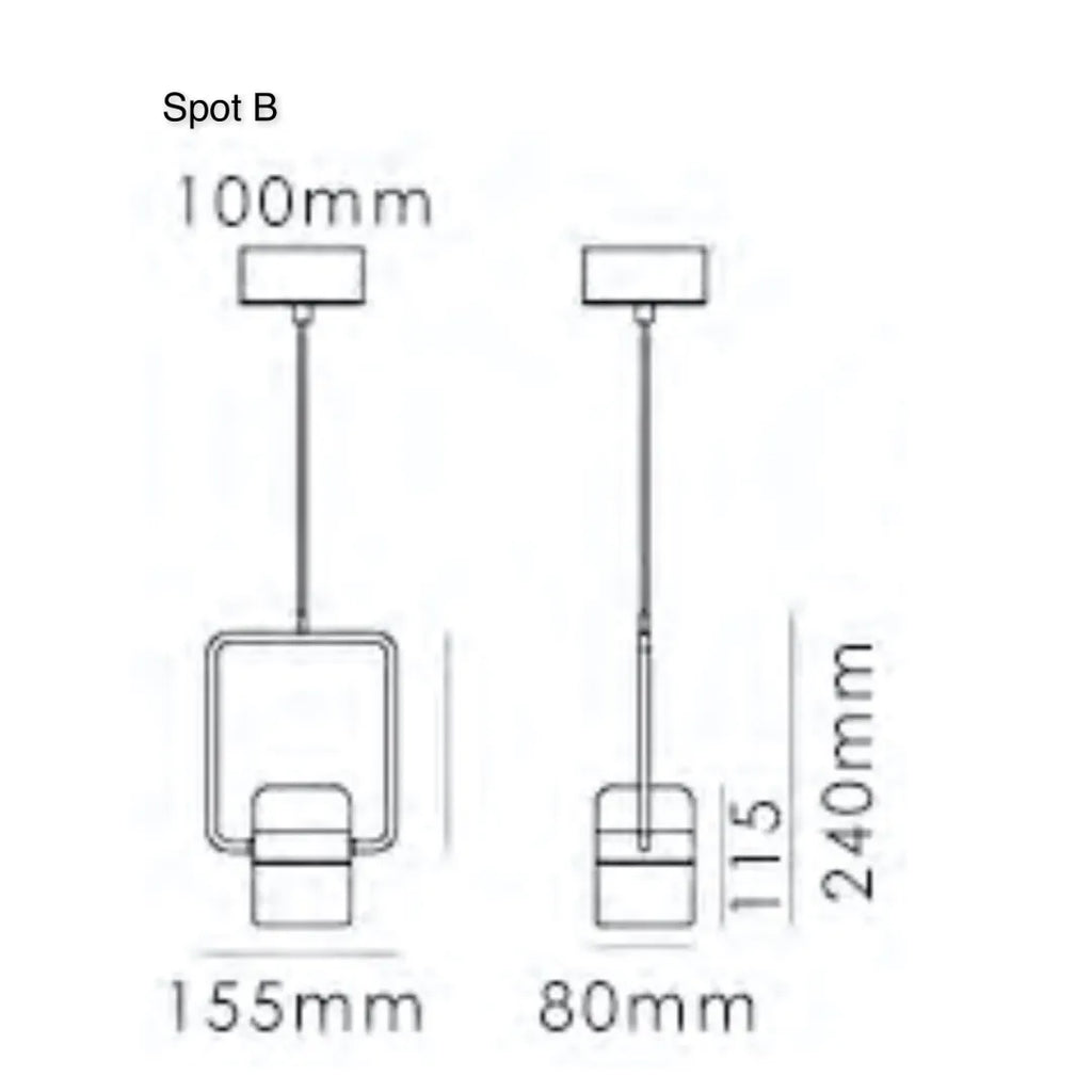 TR80064P LING Linear Suspension Style Lamp