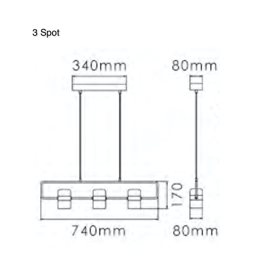 TR80064 LING Linear Suspension Style Lamp