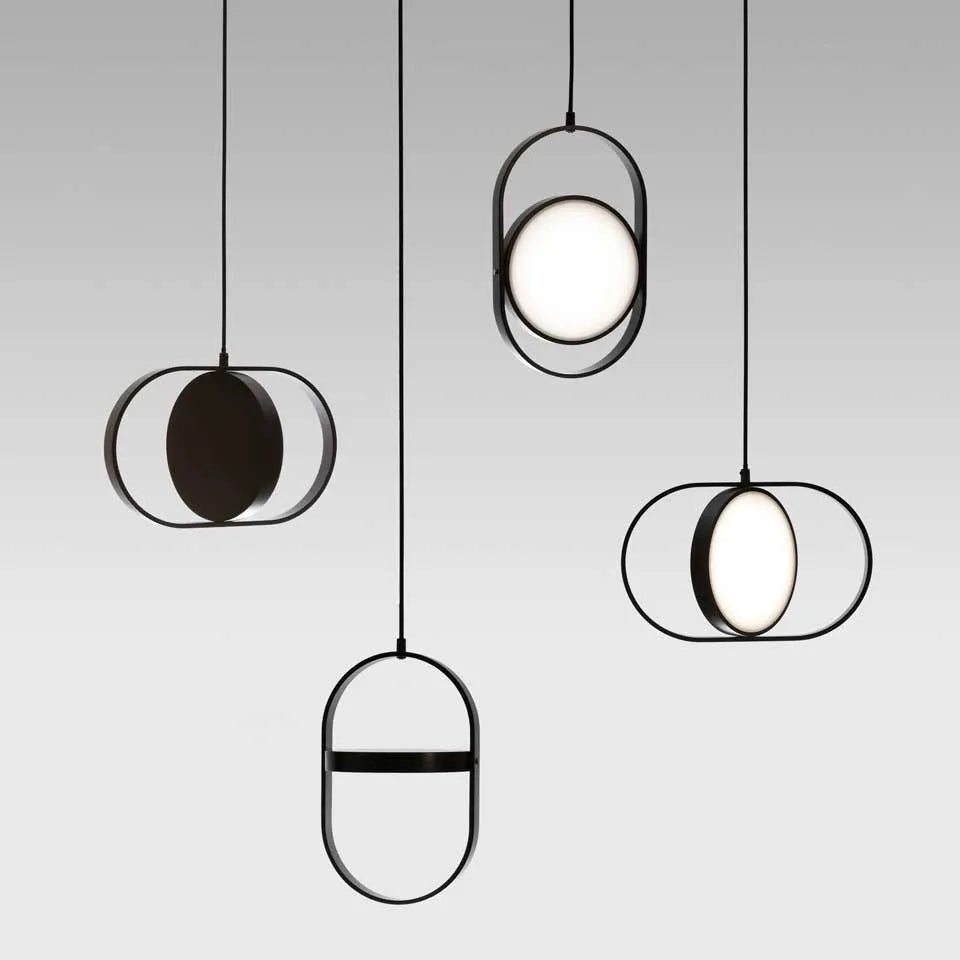 TR80115P KUU Lunar Style Pendant Lamps