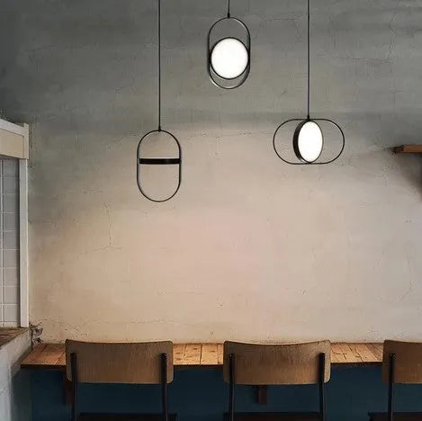 TR80115P KUU Lunar Style Pendant Lamps