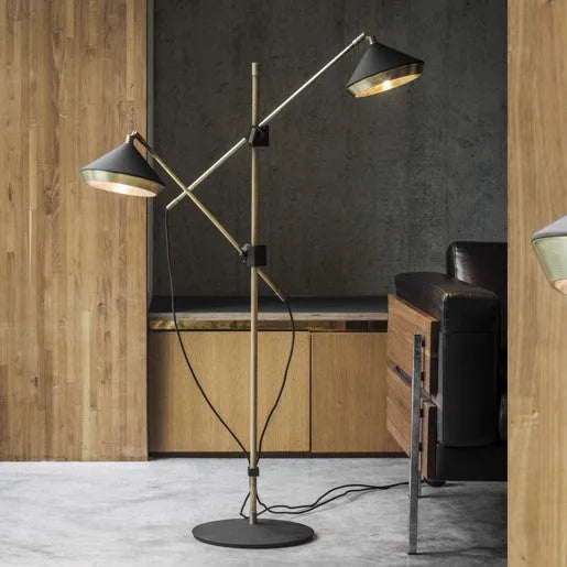 TR80155F Bert Frank Shear Style Floor Lamps