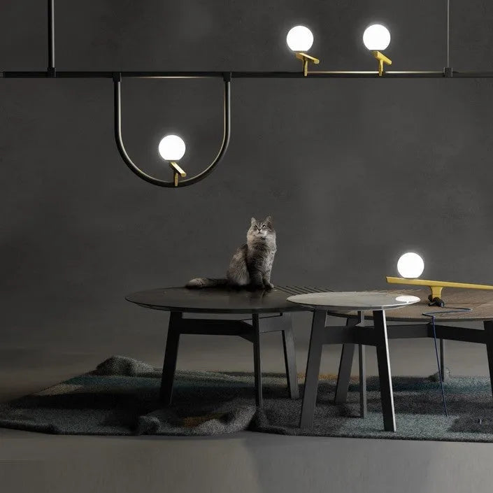 TR80177P Artemide Yanzi Style Linear Suspension Lamp