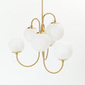 TR80263 Pelle Gooseneck style Chandelier