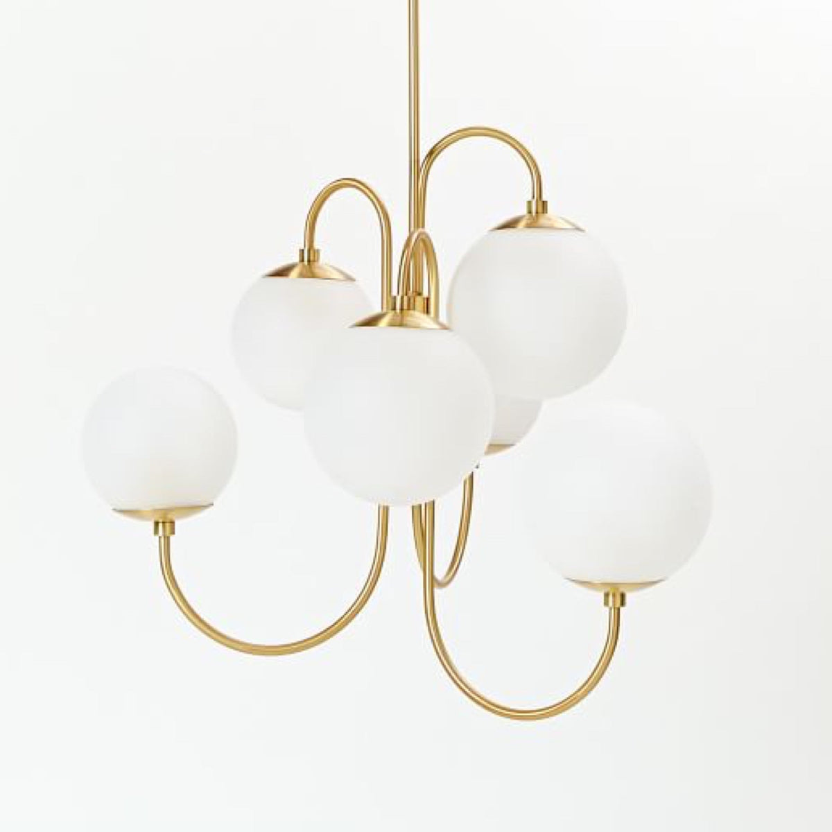 TR80263 Pelle Gooseneck style Chandelier