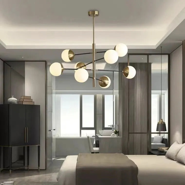 TR80230P Heermaen Grand Ball Stick Style Chandelier