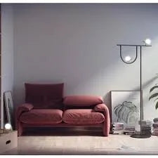 TR80177F Artemide Yanzi Style Linear Floor Lamp